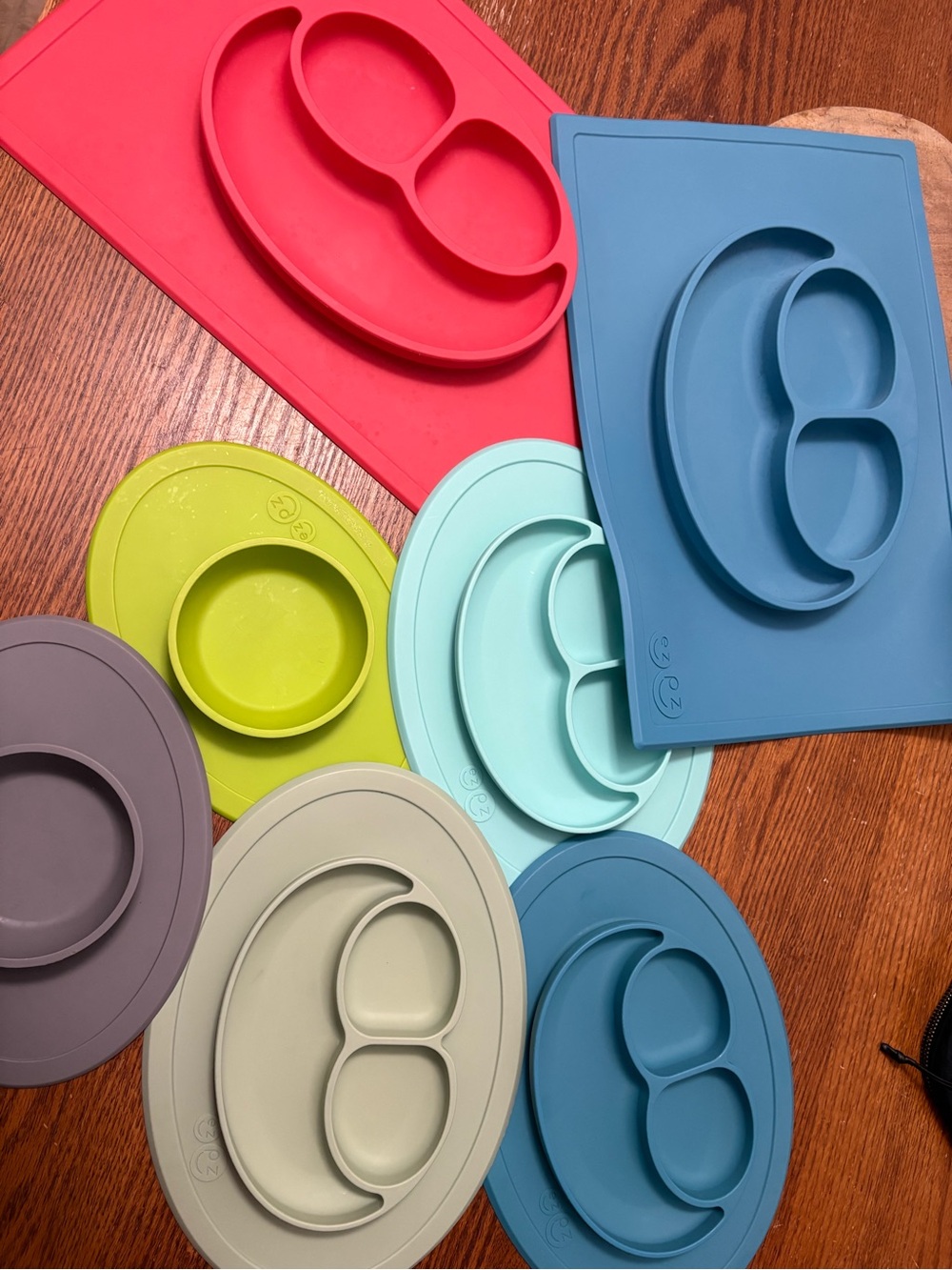 EZPZ Silicone Suction Placemat Set in Blue